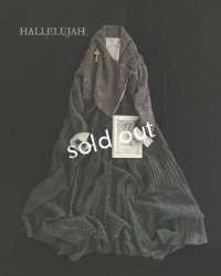 HALLELUJAH／Robe de femme de chambre no.5 小間使いローブ　Black//Charcoal