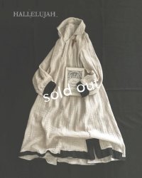 HALLELUJAH／”ノマドドレス”遊牧民のワンピース　Off white/Black