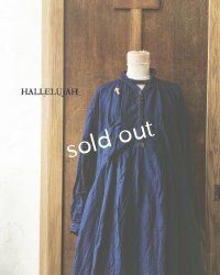 HALLELUJAH／1890's Bourgeron　1890年代　羊飼いシャツワンピース・indigo