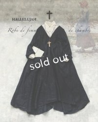 HALLELUJAH／Robe de femme de chambre　小間使いローブ・Navy