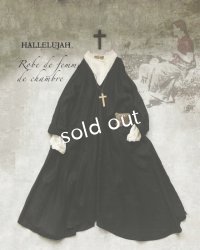 HALLELUJAH／Robe de femme de chambre　小間使いローブ・Black