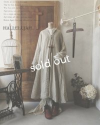 HALLELUJAH／Robe de fame de chambre　小間使いローブ・wool flax