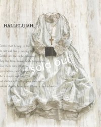 HALLELUJAH／Robe de Berger 羊飼いのローブ・off white stripe