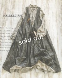 HALLELUJAH／Robe de femme de chambre no.4 小間使いローブ・墨染charcoal