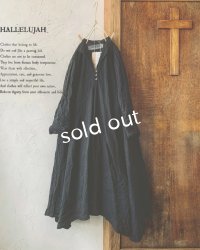 HALLELUJAH／Robe de femme de chambre 小間使いローブ衿付・black