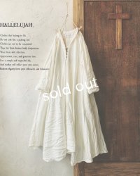 HALLELUJAH／Robe de femme de chambre 小間使いローブ衿付・off-white