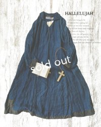 HALLELUJAH／【限定販売】1920s Nomad Dress No.2[ノマドドレス]・indigo