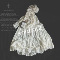 HALLELUJAH/Robe Medievale a Capuche 中世のフードローブ・off-white