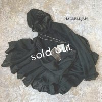 HALLELUJAH/Robe Medievale a Capuche 中世のフードローブ・black