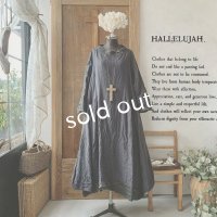 【当店限定】HALLELUJAH/1980's Robe de Berger 羊飼いのローブ・ink black×charcoal