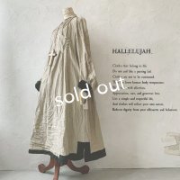 当店限定 HALLELUJAH／羊飼いのノマドドレス・Sand Baige×Black