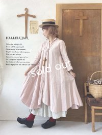 HALLELUJAH／Robe de femme de chambre 小間使いローブ衿付・pink