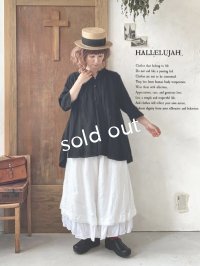 HALLELUJAH／Chemise de garçon Berger 羊飼い少年のシャツ・black