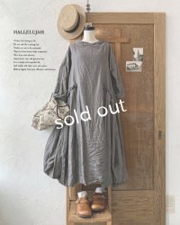 HALLELUJAH／1890's Bourgeron 羊飼いローブ・gray