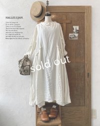 HALLELUJAH／1890's Bourgeron 羊飼いローブ・off-white