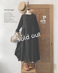 HALLELUJAH／1890's Bourgeron 羊飼いローブ・black