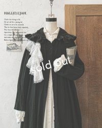 HALLELUJAH／Robe Medievale a Capuche フードドレス・black