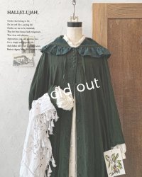 HALLELUJAH／Robe Medievale a Capuche フードドレス・dark green 