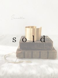 sorelle／真鍮バングル・幅4cm
