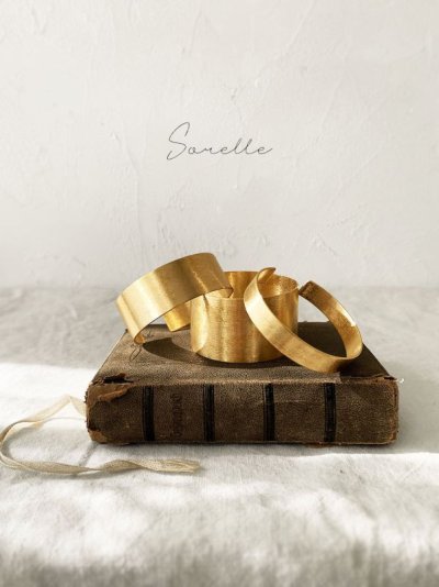 画像1: sorelle／真鍮バングル