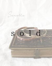 sorelle／真鍮バングル【槌目】