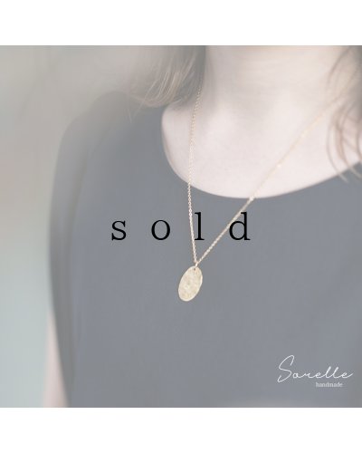画像3: sorelle／真鍮のネックレス・楕円