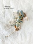 画像5: toromeco／コットンシルクのイヤーフック・antique blue