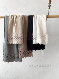manoamano/裾レースペチパンツ