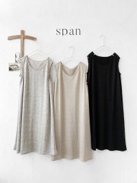 span／リネンインナーワンピース