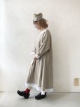 画像12: 【30%OFF SALE】MARCHE' DE SOEUR／バテンレースのワンピース・若草ベージュ