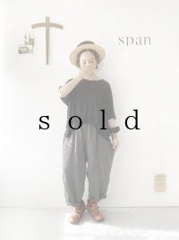 span／東炊きリネンポケットパンツ