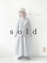 seasew.／フレンチリネンタックギャザースカート