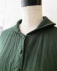 画像3: HALLELUJAH／Chemise a la Reine Robe 王女のローブワンピース・dark green