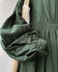 画像7: HALLELUJAH／Chemise a la Reine Robe 王女のローブワンピース・dark green