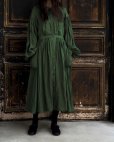 画像10: HALLELUJAH／Chemise a la Reine Robe 王女のローブワンピース・dark green