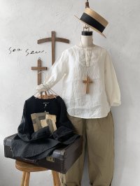 seasew.／フレンチリネンヘンリーネックプルオーバー・２color