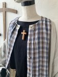 画像5: 【30%OFF SALE】MARCHE' DE SOEUR／ワンピース・ブルーチェック×グレー