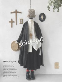 HALLELUJAH／Robe de Nomad 遊牧民のローブ・Charcoal black