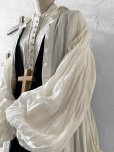 画像6: 【30%OFF SALE】HALLELUJAH／Chemise a la Reine Robe 王女のローブ・off white