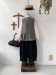 画像8: MAGALI /リネンウール カシュクールジレ・アッシュグレー