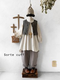 sorte cuff/起毛フリル襟チュニック・オフ