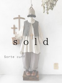 sorte cuff/起毛フリル襟チュニック・オフ