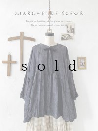 MARCHE' DE SOEUR／２wayギャザープルオーバー・デニム