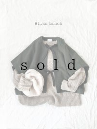 Bliss Bunch/リボンのボレロ・モスグリーン