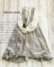 画像1: HALLELUJAH／Robe de femme de chambre no.4 小間使いローブ・grey stripe (1)