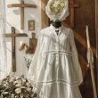 画像3: HALLELUJAH／Robe en dentelle 1940 レースローブ1940年代・off-white (3)