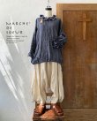 画像4: MARCHE' DE SOEUR／サイドタックサルエルパンツ・エクリュ (4)