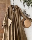 画像2: HALLELUJAH／Robe de femme de chambre 小間使いローブ衿付・brown (2)