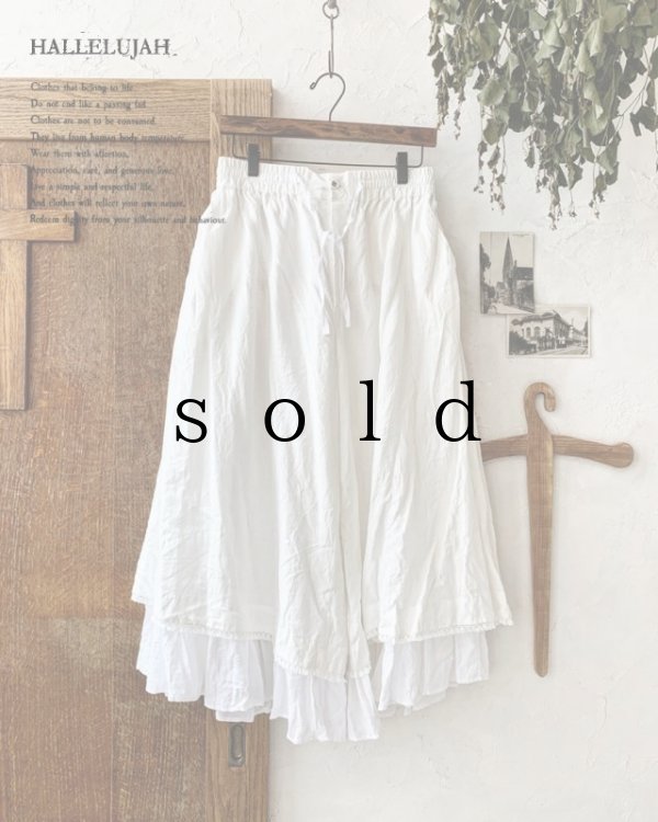 画像1: HALLELUJAH／Victorian Bloomers ヴィクトリアン ブルマ・off-white (1)