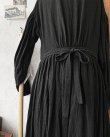 画像7: HALLELUJAH／Chemise a la Reine Robe 王女のシャツローブ・black (7)